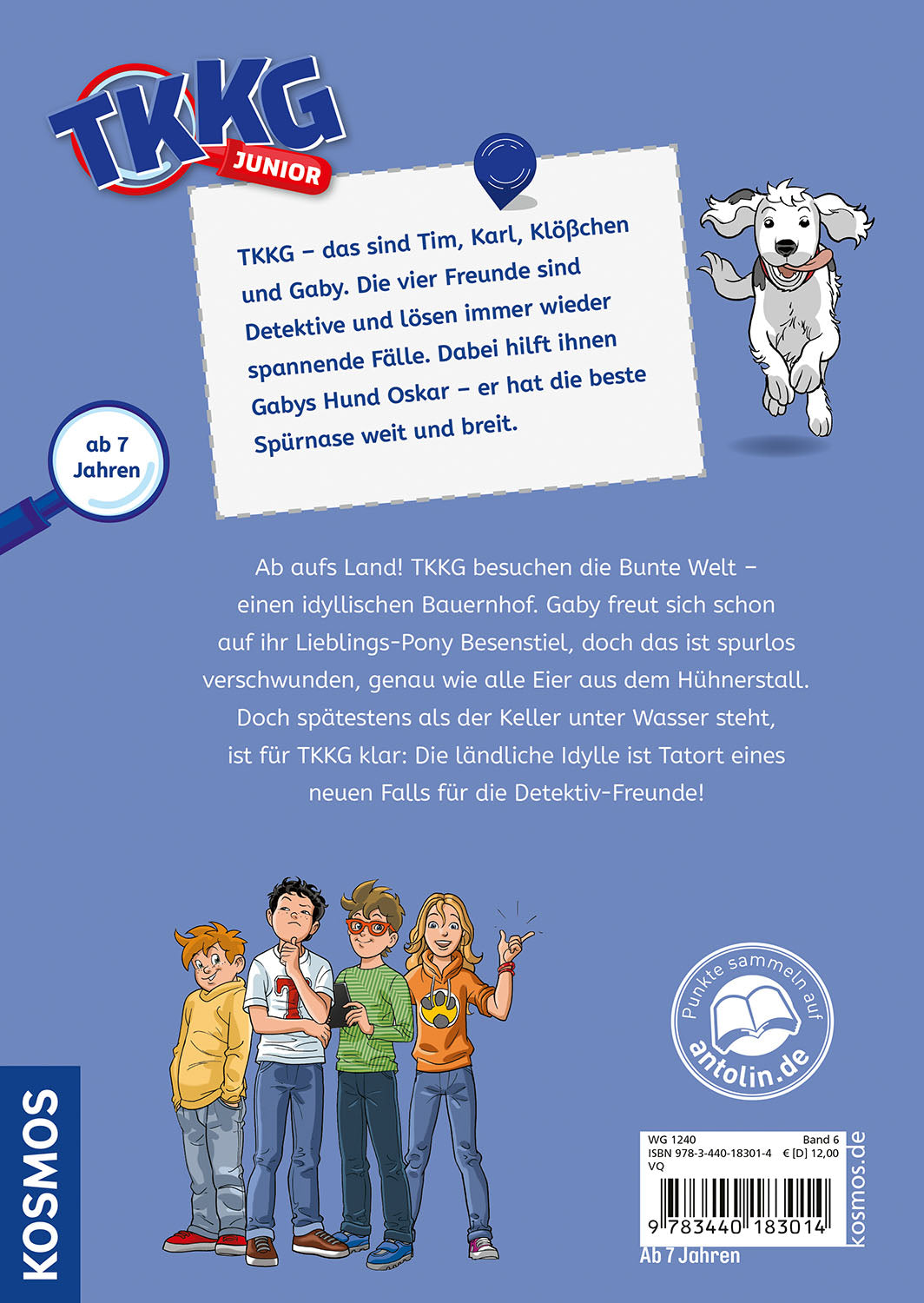 TKKG Junior, 6, Bauernhof in Gefahr
