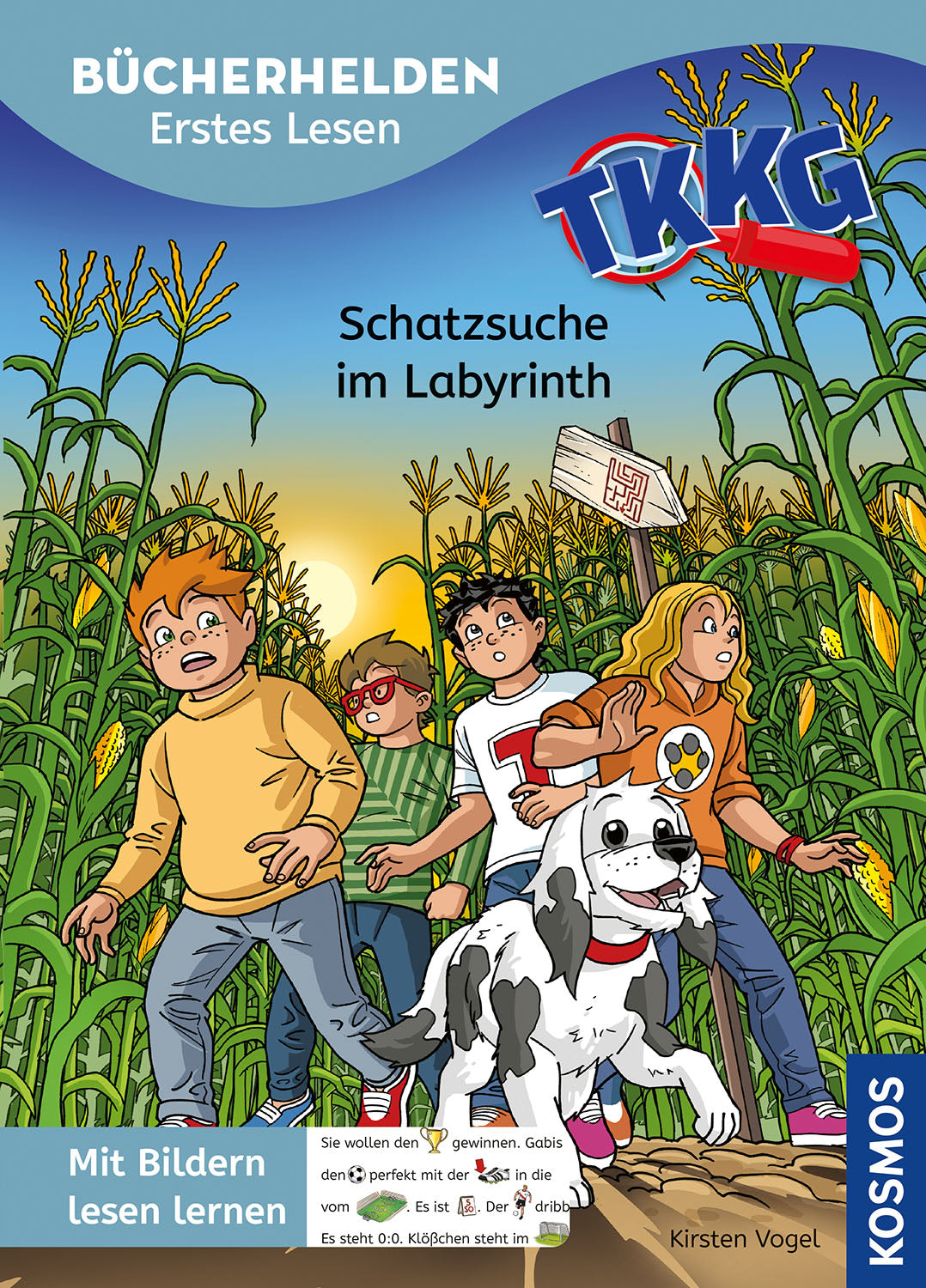 TKKG Junior, Bücherhelden, Erstes Lesen, Schatzsuche im Labyrinth