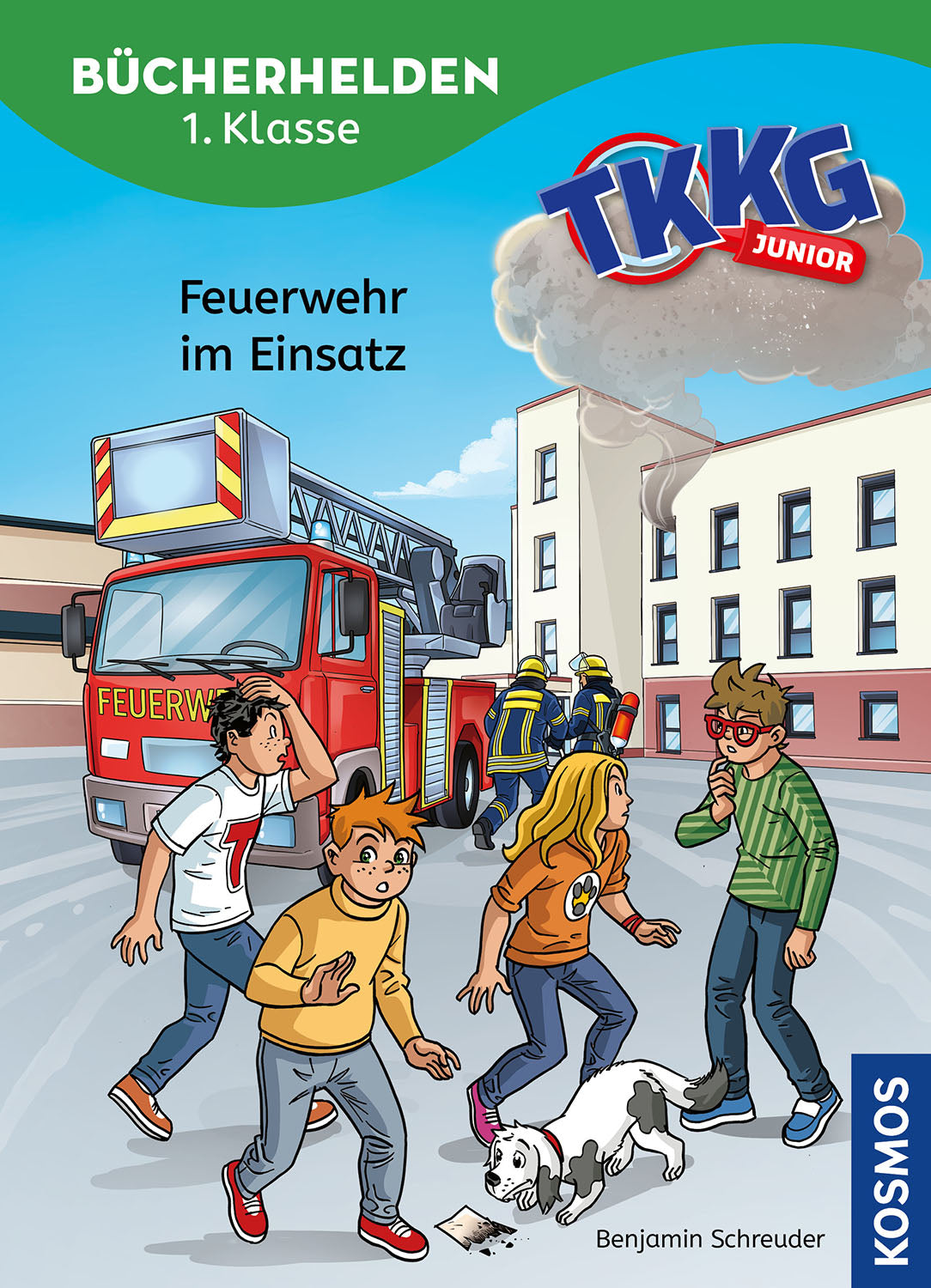 TKKG Junior, Bücherhelden, 1. Klasse, Feuerwehr im Einsatz