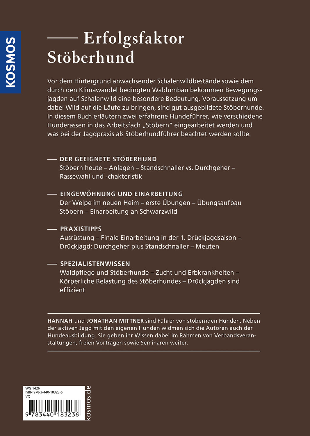 Jagen mit Stöberhunden