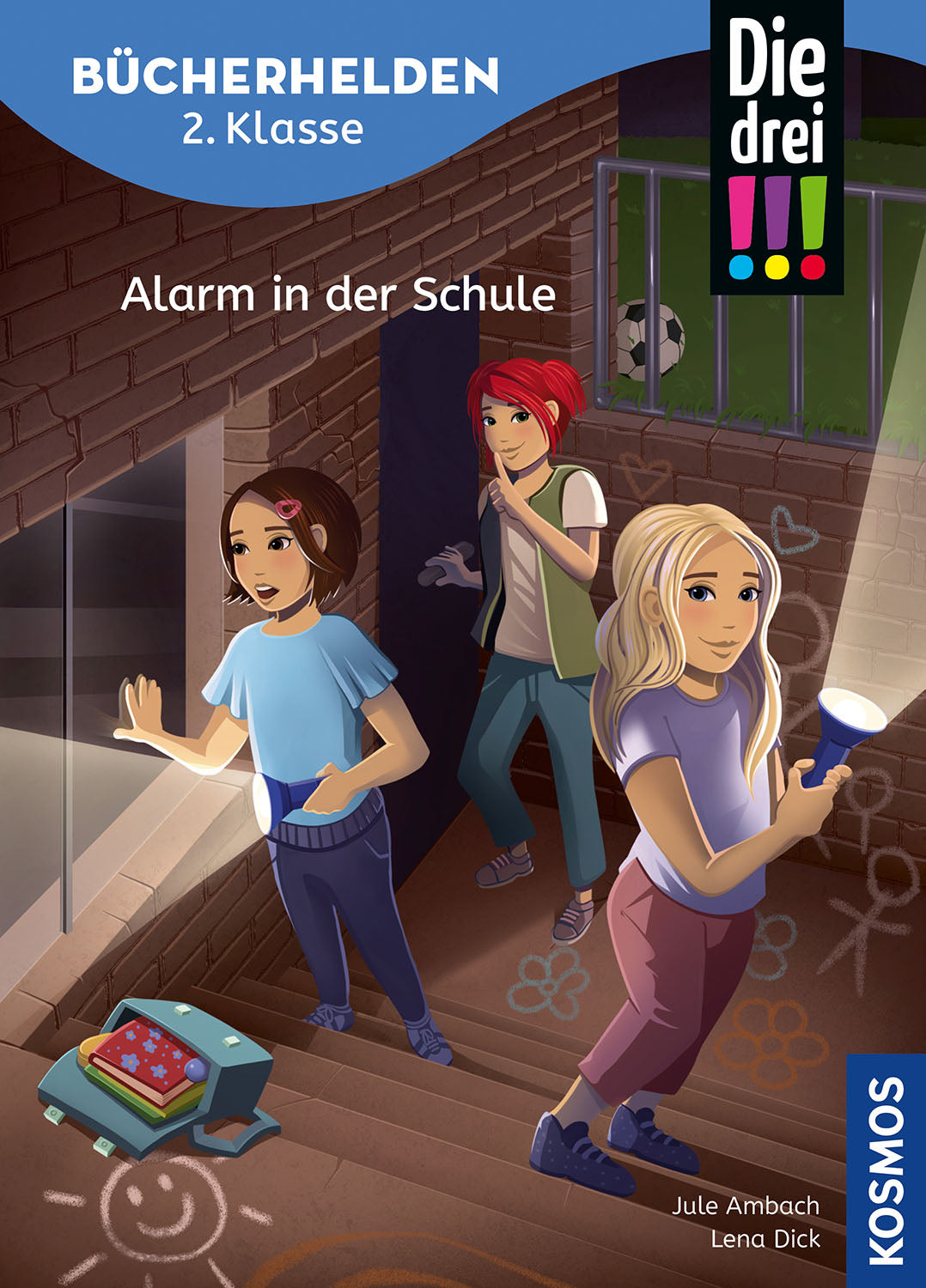 The three !!!, Book Heroes 2nd Grade, Alarm at School