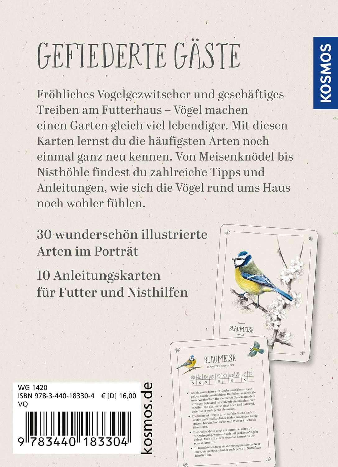 Vögel im Garten
