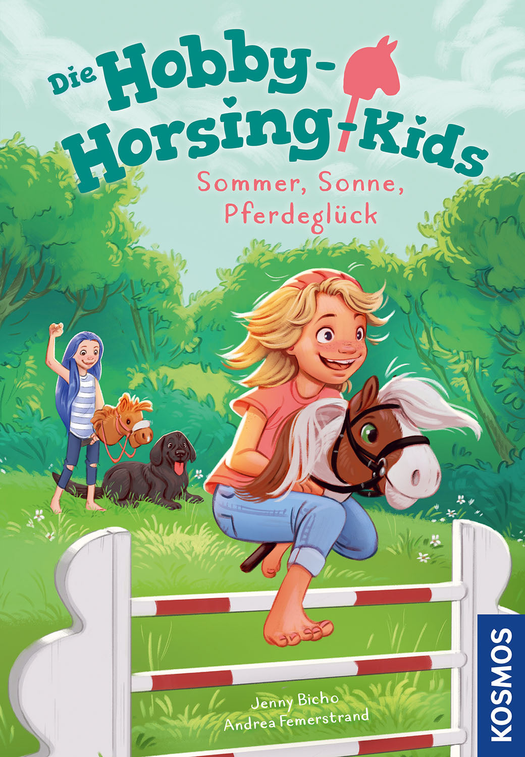 The Hobby-Horsing Kids, 2, Summer, Sun, Horse Happiness