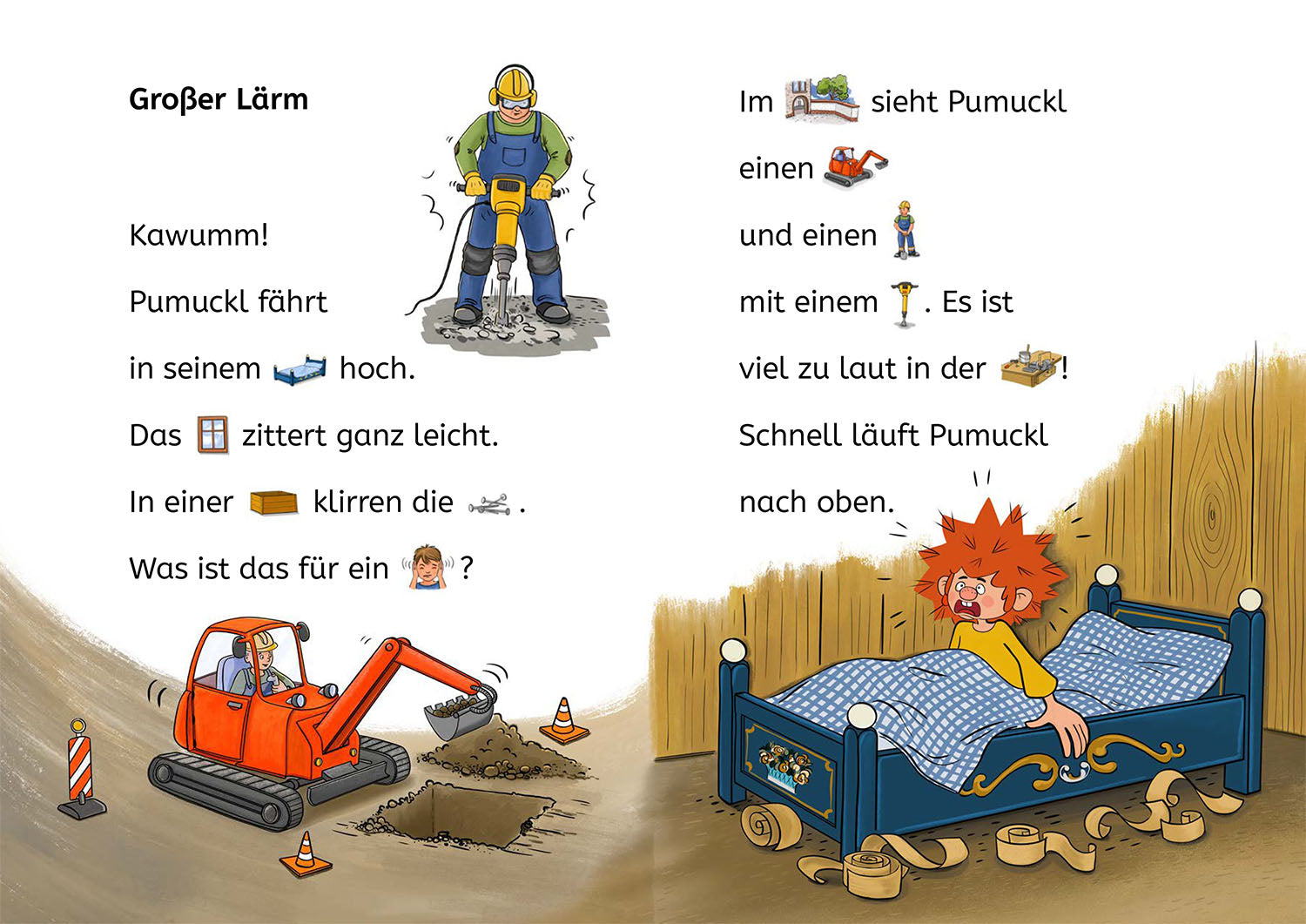 Pumuckl, Bücherhelden Erstes Lesen, Pumuckl auf der Baustelle