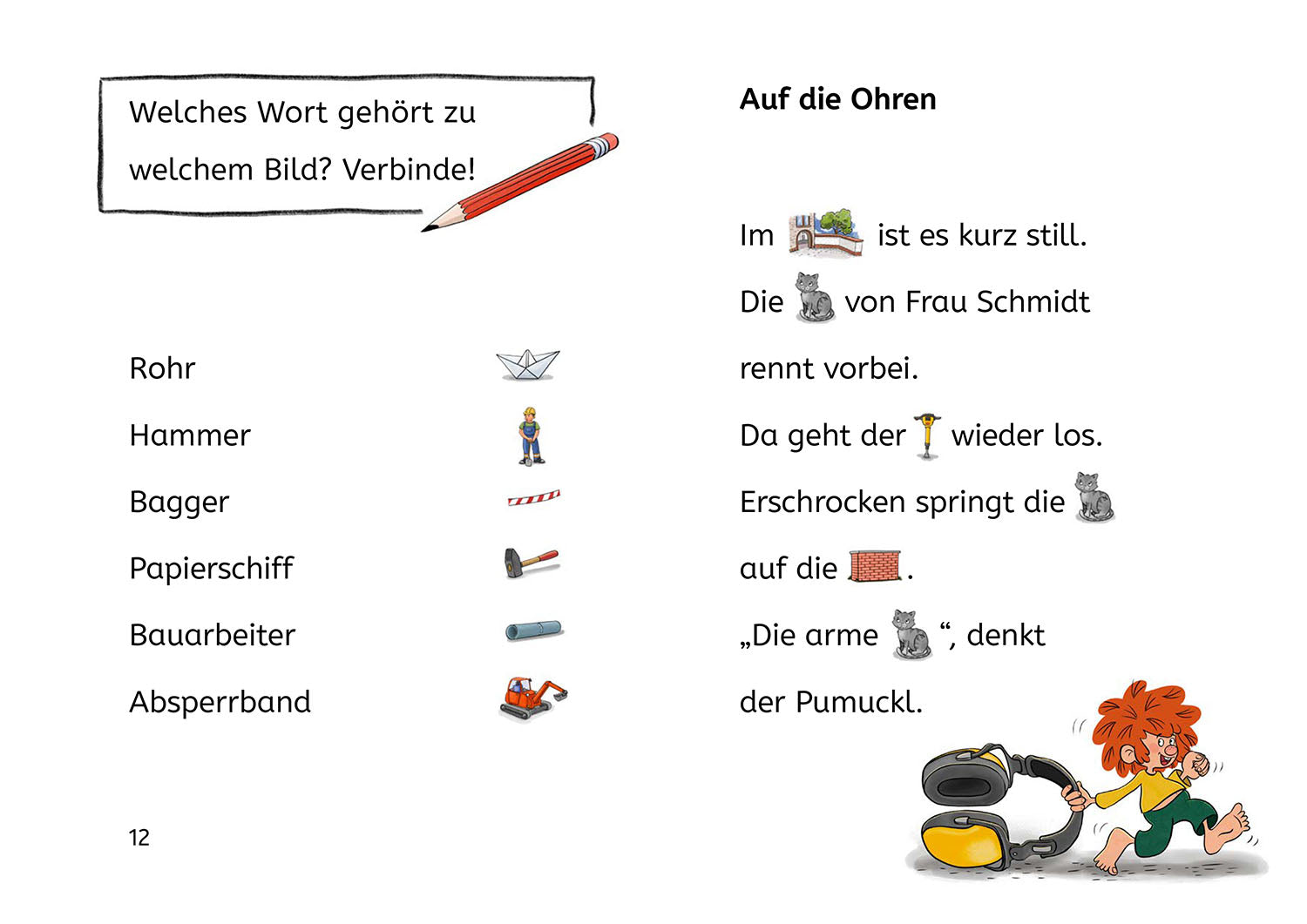 Pumuckl, Bücherhelden Erstes Lesen, Pumuckl auf der Baustelle