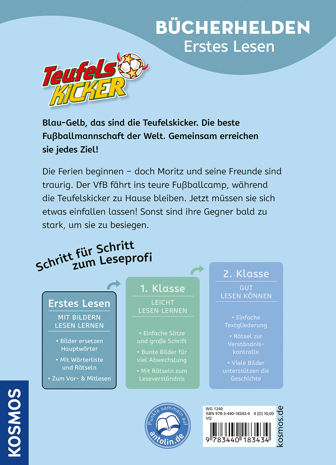 Teufelskicker, Bücherhelden First Reading, Off to Football Camp!
