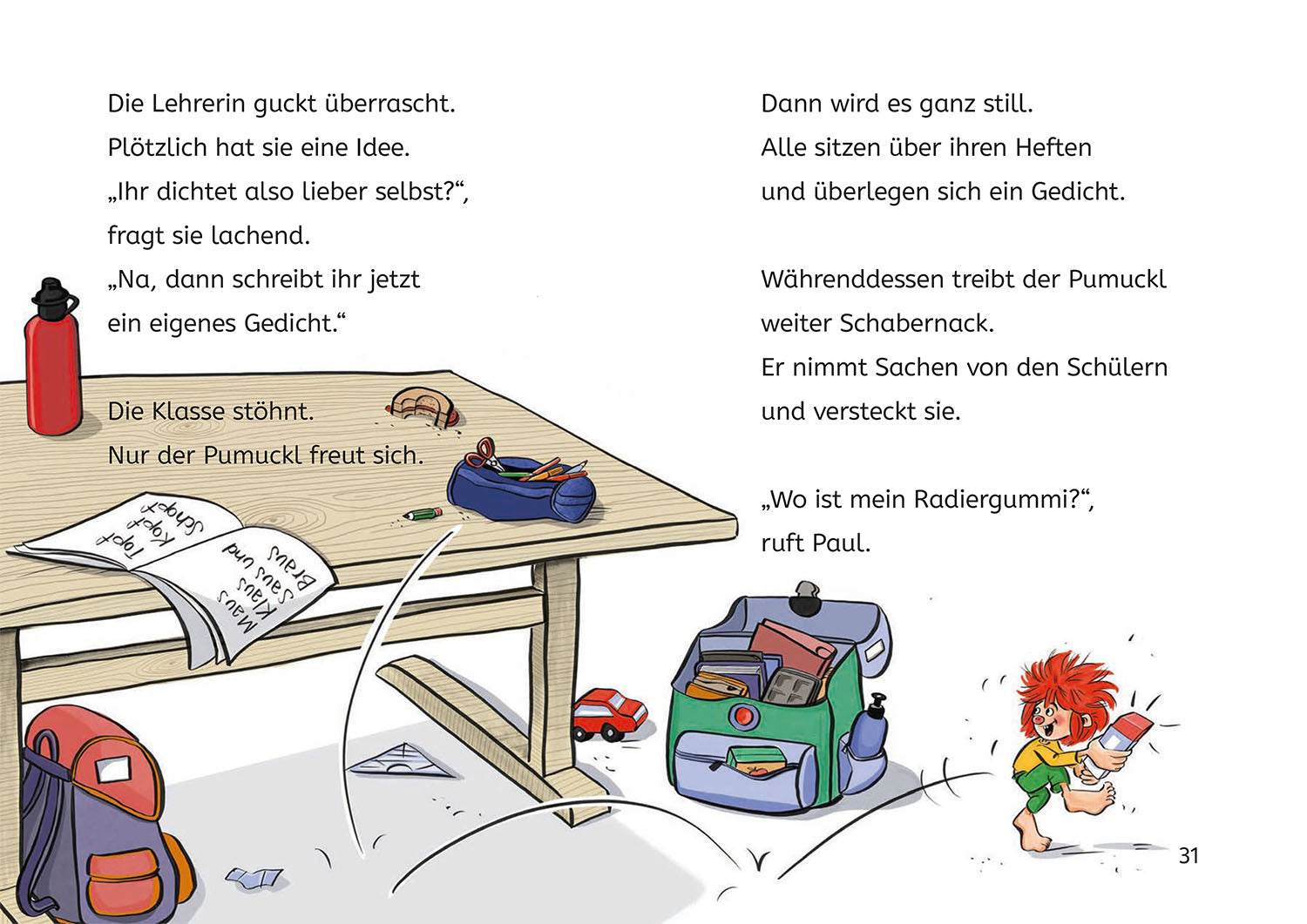 Pumuckl, Bücherhelden 1. Klasse, Pumuckl geht in die Schule