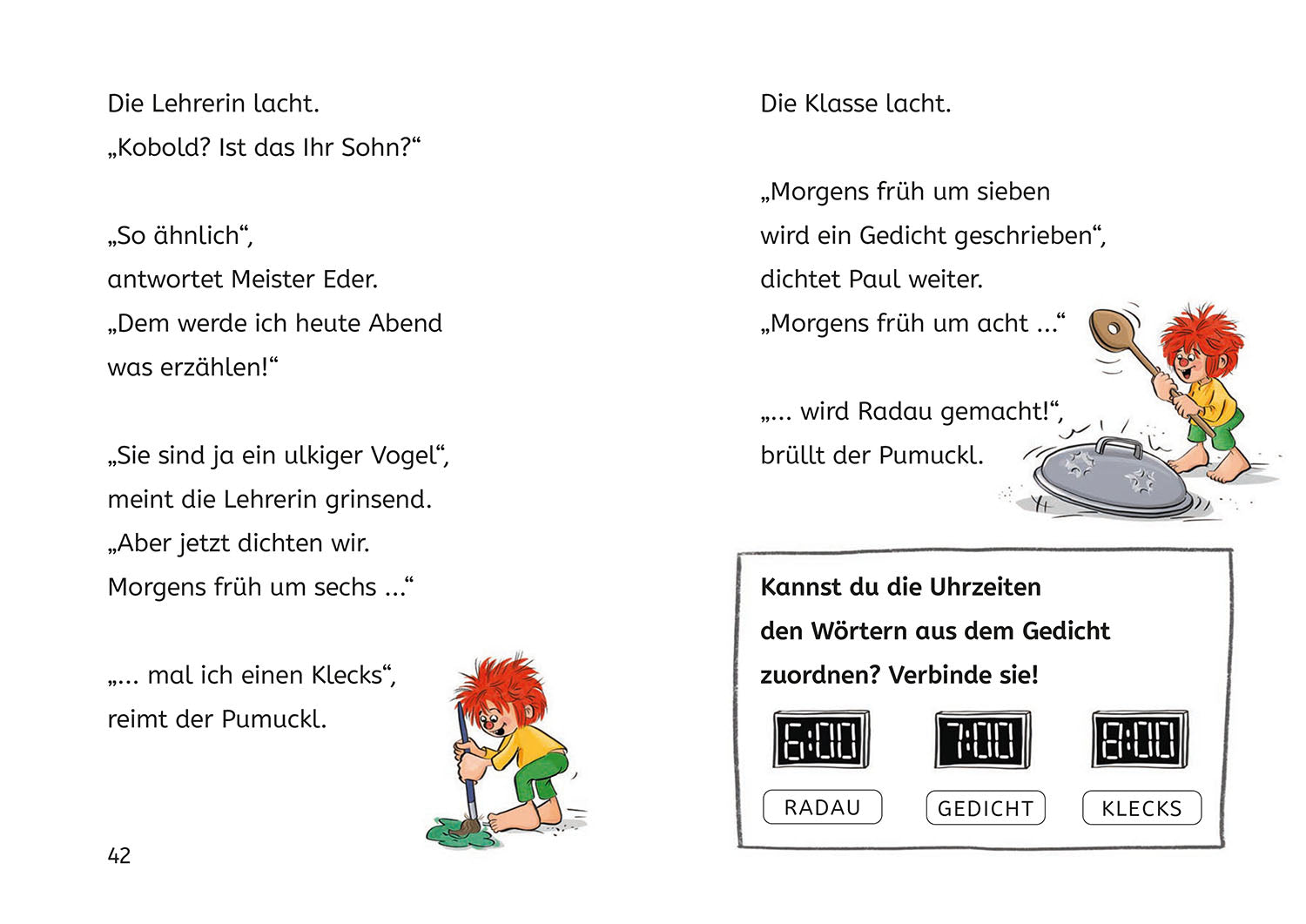 Pumuckl, Bücherhelden 1. Klasse, Pumuckl geht in die Schule