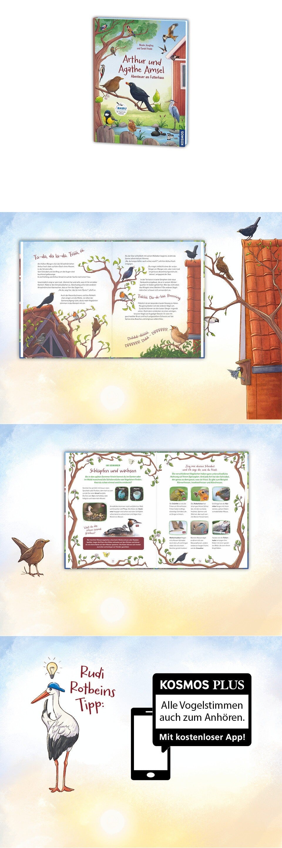 Arthur & Agathe Amsel - Abenteuer am Futterhaus Banner