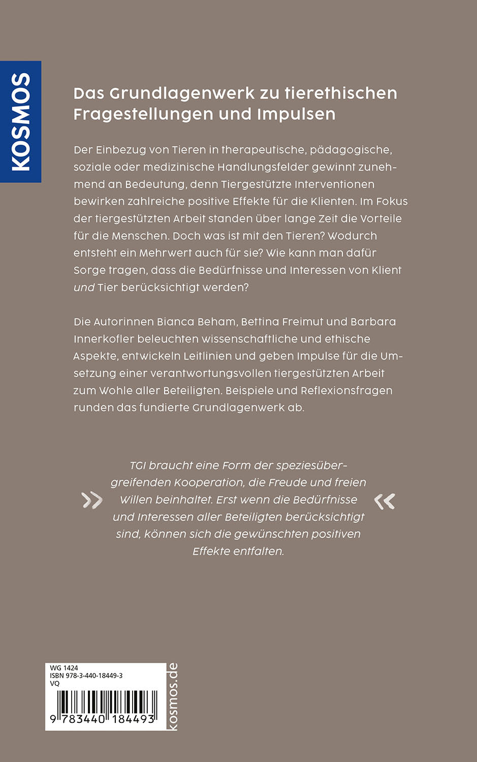 Ethik in der tiergestützten Intervention