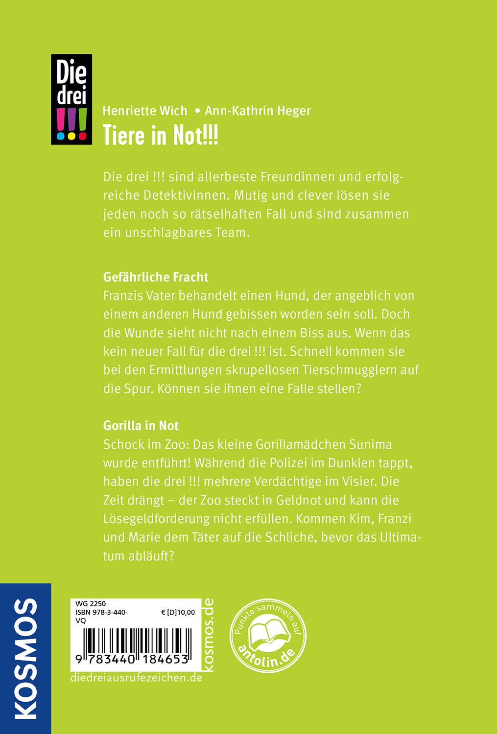 Die drei !!!, Gefährliche Fracht / Gorilla in Not (Doppelband)