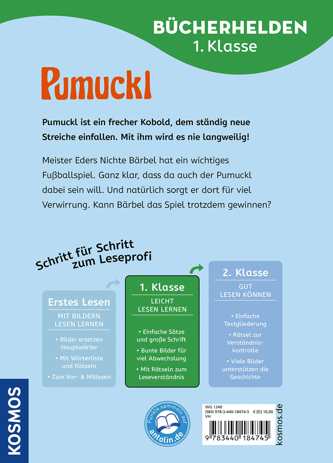 Pumuckl, Bücherhelden 1. Klasse, Pumuckl spielt Fußball