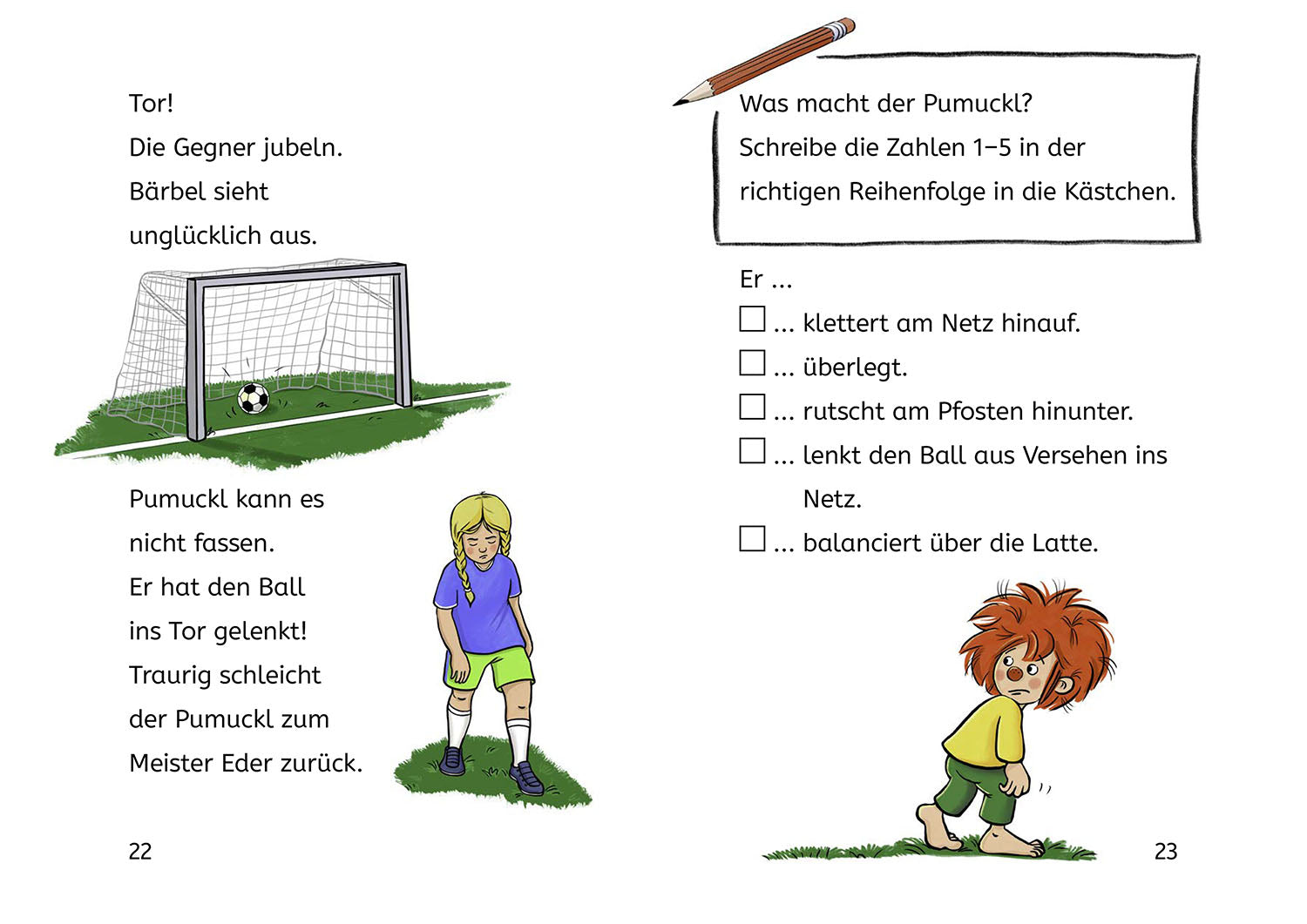 Pumuckl, Book Heroes 1st Grade, Pumuckl Plays Soccer