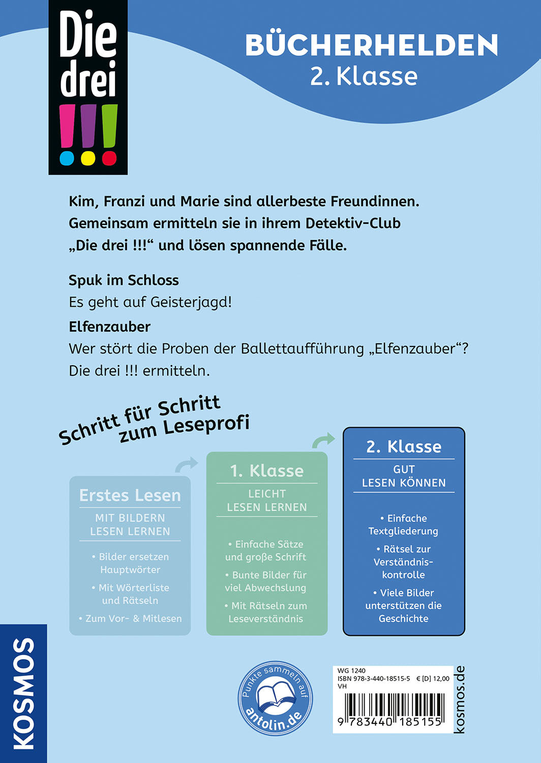Die drei !!!, Bücherhelden 2. Klasse, Doppelband, Geisterspuk und Elfenzauber