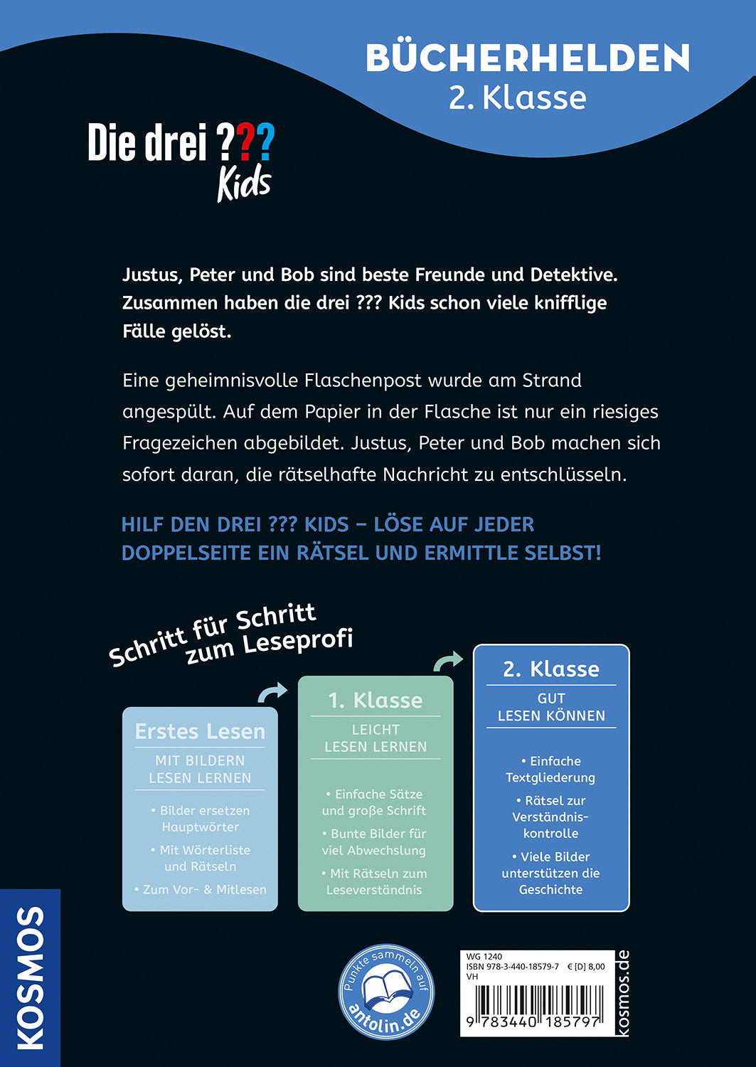 Die drei ??? Kids, Bücherhelden 2. Klasse, Geheime Flaschenpost
