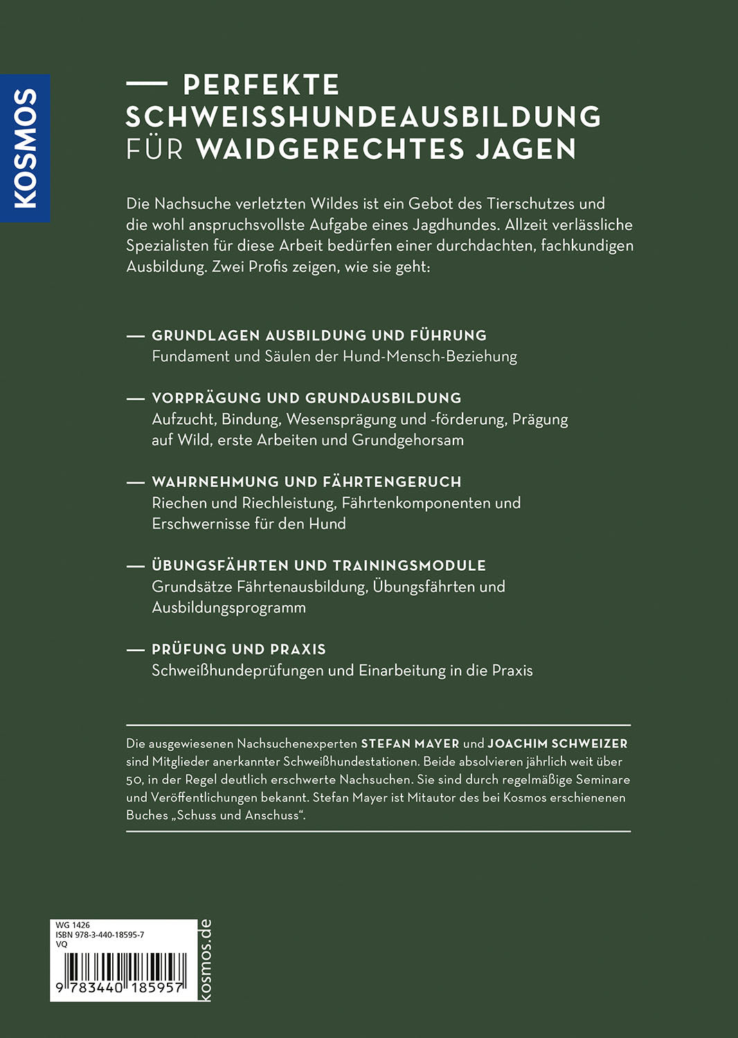 Ausbildung und Fährte