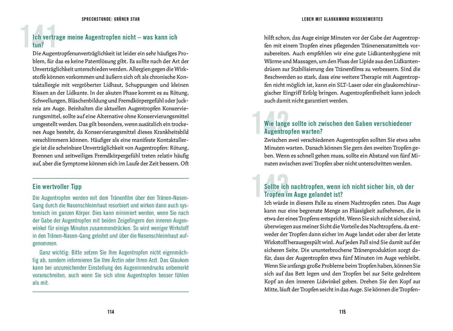 In der Sprechstunde: Grüner Star; Erkennen - verstehen - behandeln