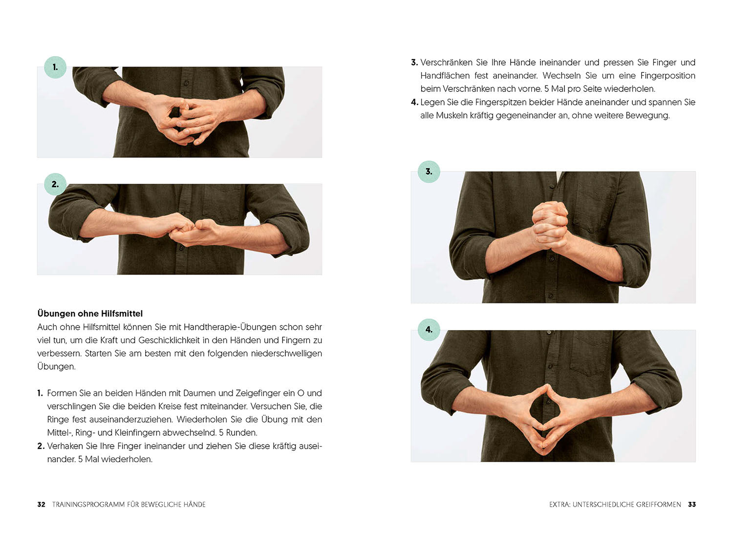 Healthy and strong hands