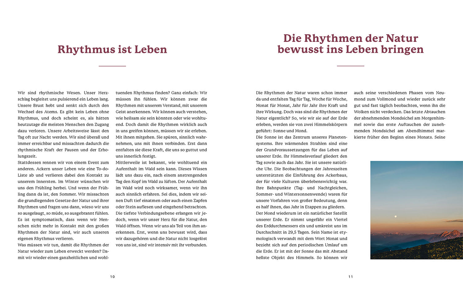 Naturrituale im Rhythmus des Jahres
