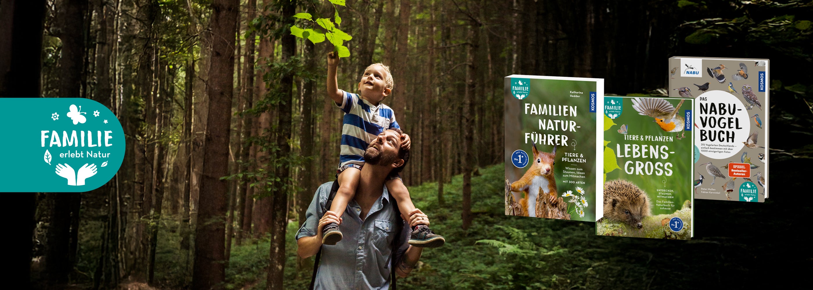 Familie erlebt Natur, die Ratgeberreihe für Familien