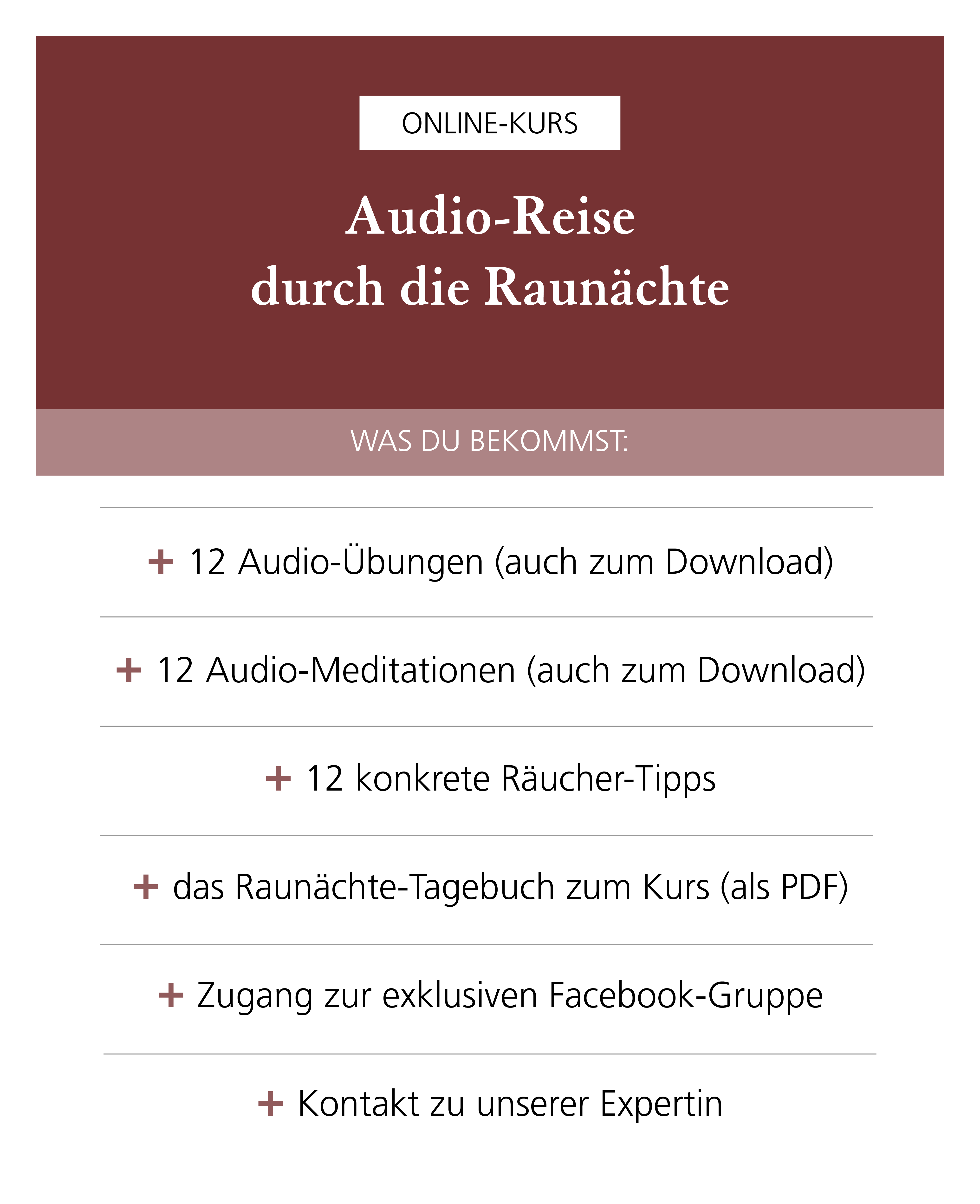 Raunächte-Audiobegleitung mit Christine Fuchs
