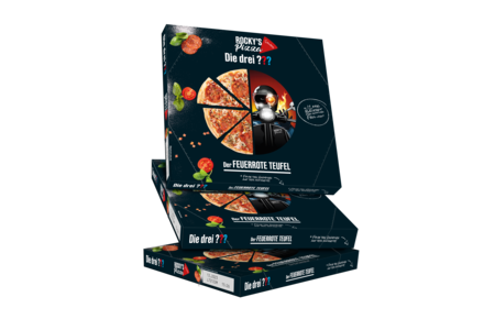 Neu im Tiefkühlregal: „Die drei ???“-Pizza mit Rätsel-Clou