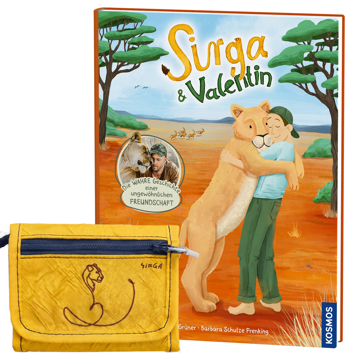 Sirga und Valentin + Brustbeutel