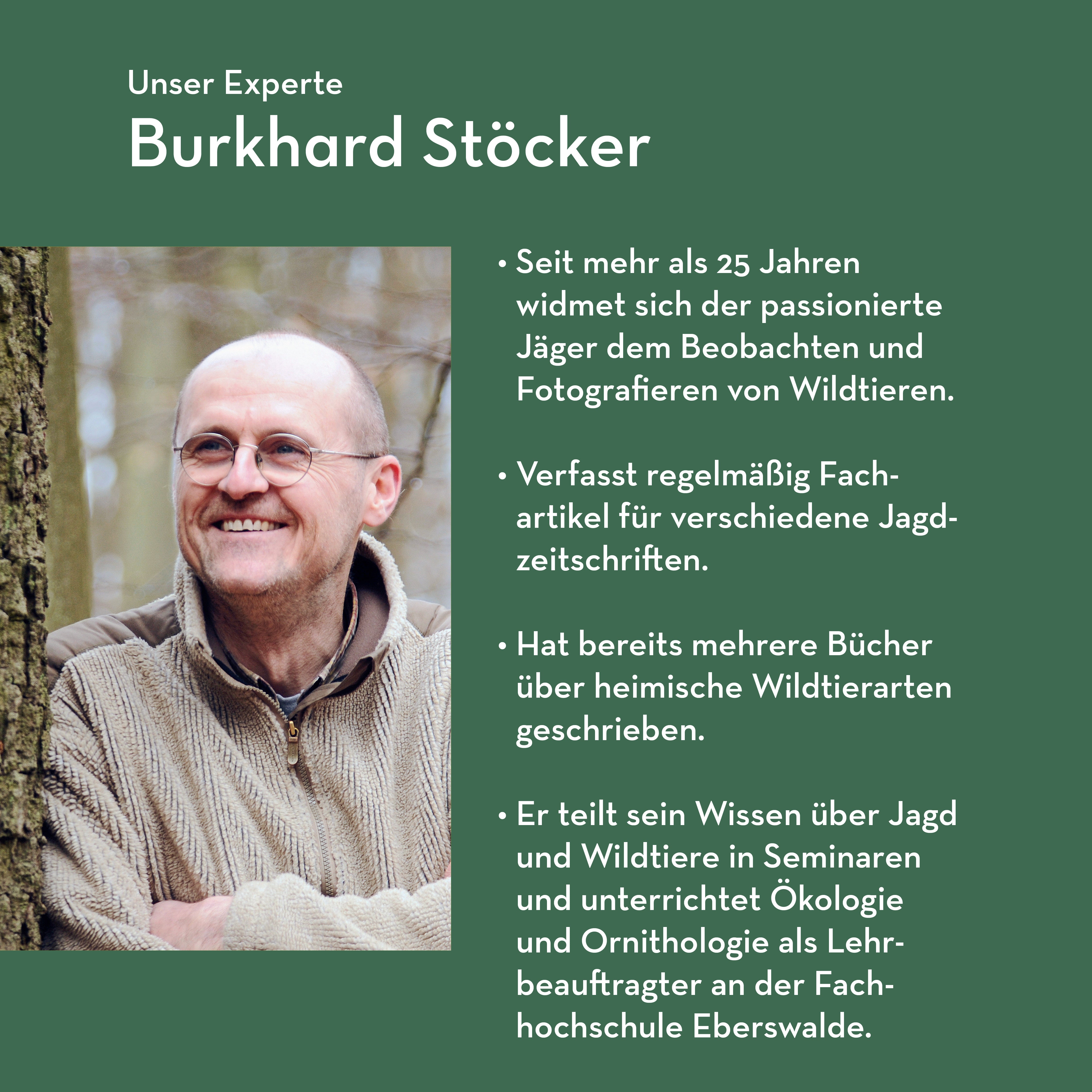 Ansprechen von Schwarzwild – Online-Kurs mit Burkhard Stöcker