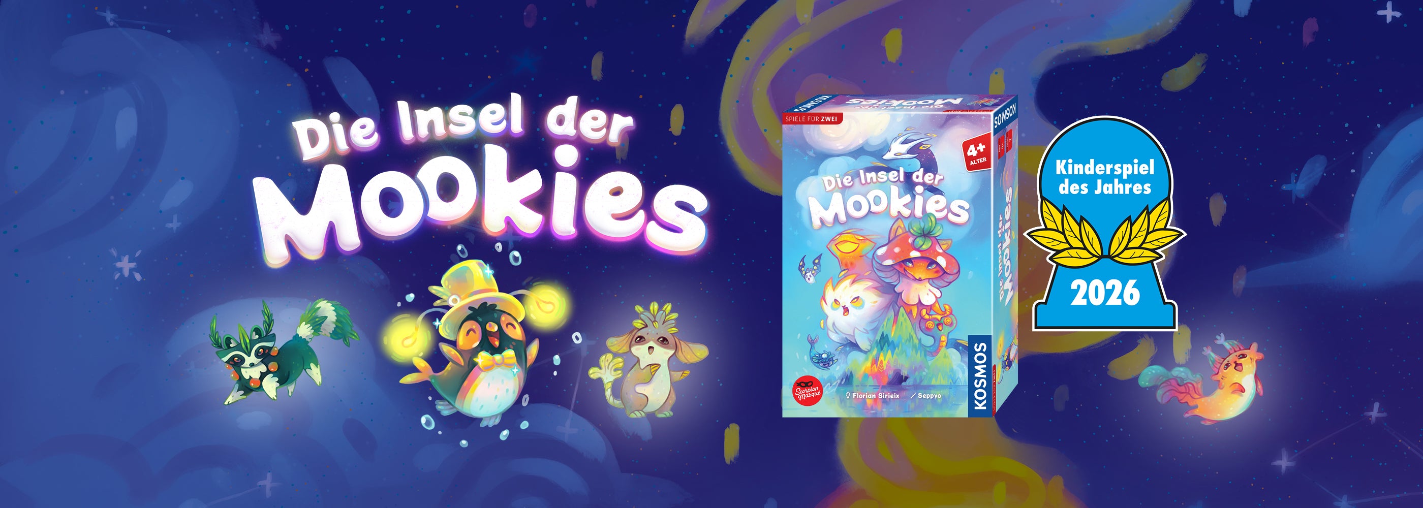 Die Insel der Mookies ist das Kinderspiel des Jahres 2026 - Jetzt entdecken!