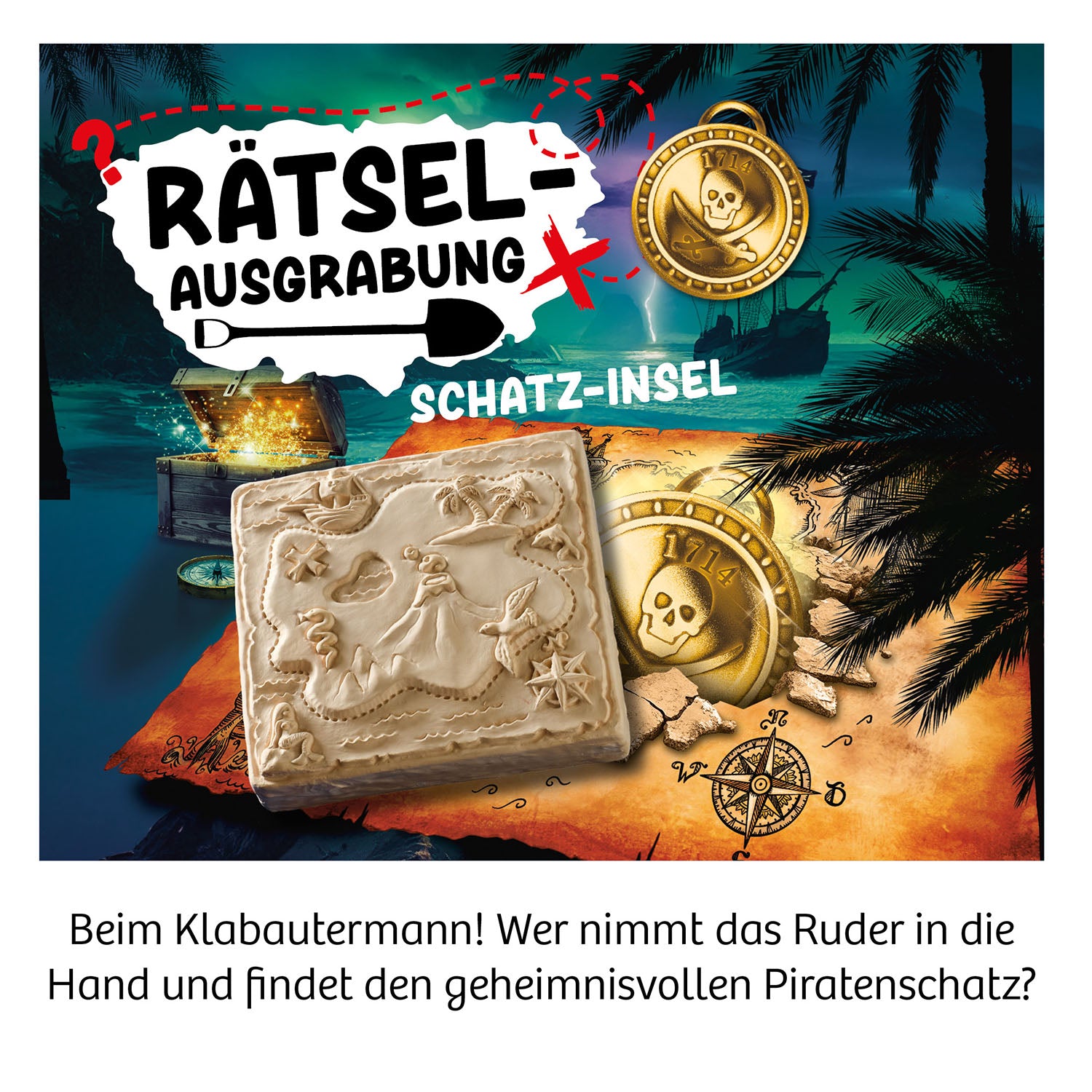 Rätsel-Ausgrabung Schatz-Insel