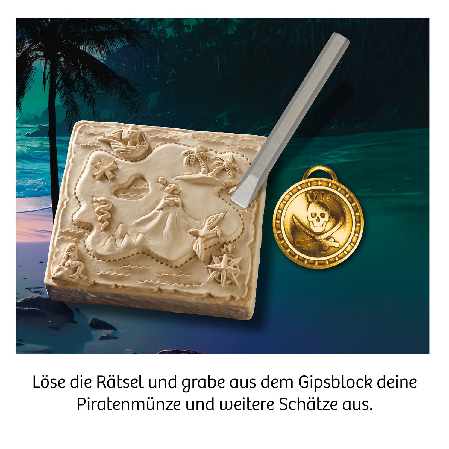 Rätsel-Ausgrabung Schatz-Insel