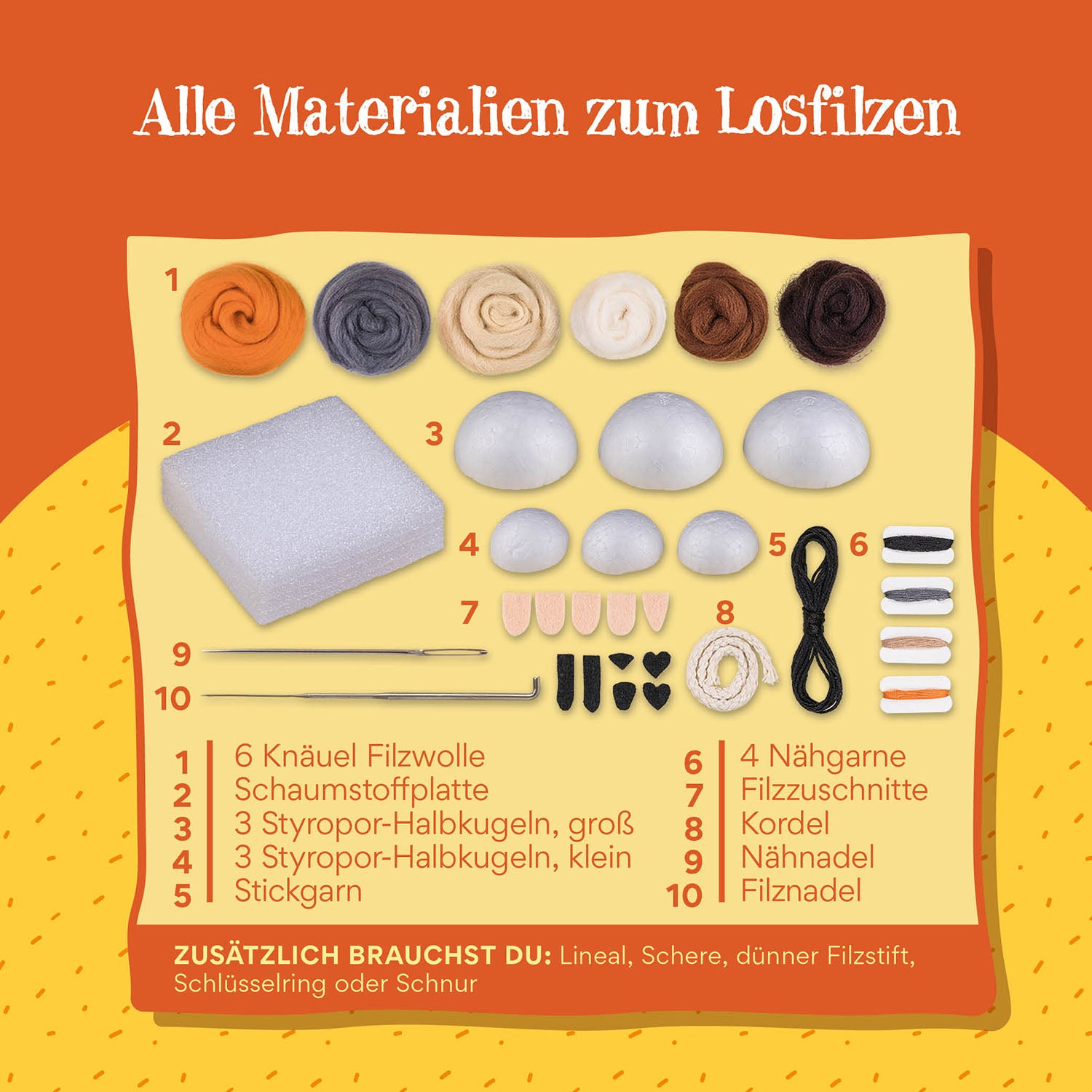 Die Schule der magischen Tiere - Tiere filzen
