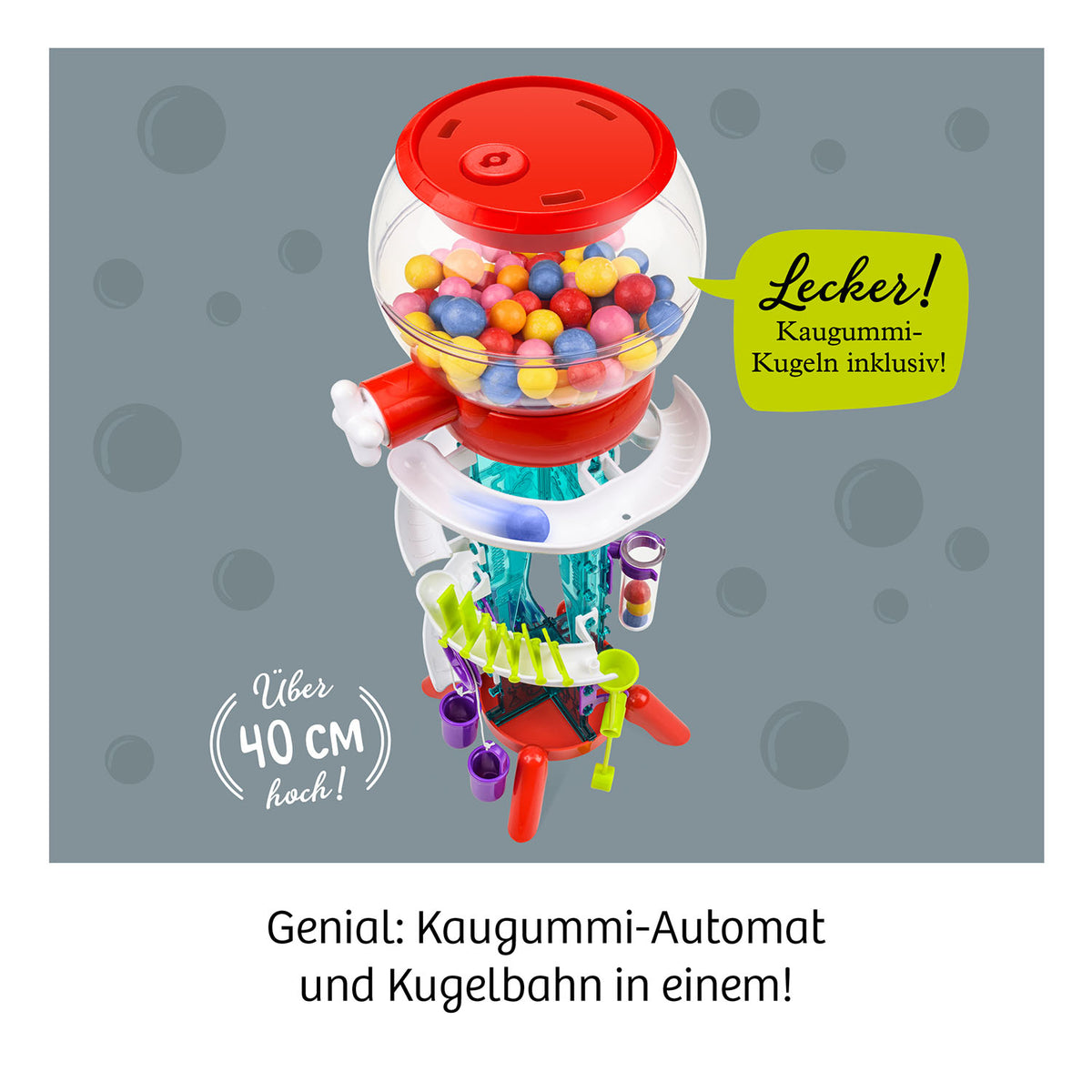Kaugummi-Kugelbahn