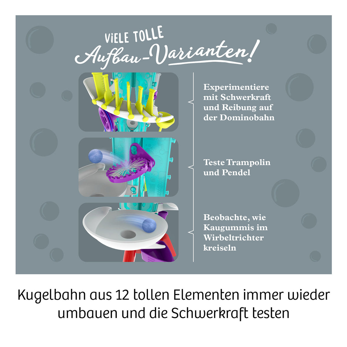 Kaugummi-Kugelbahn