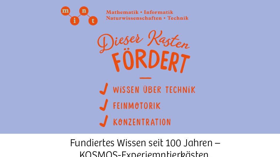 KOSMOS Experimentierkästen – Fragen stellen und Antworten finden