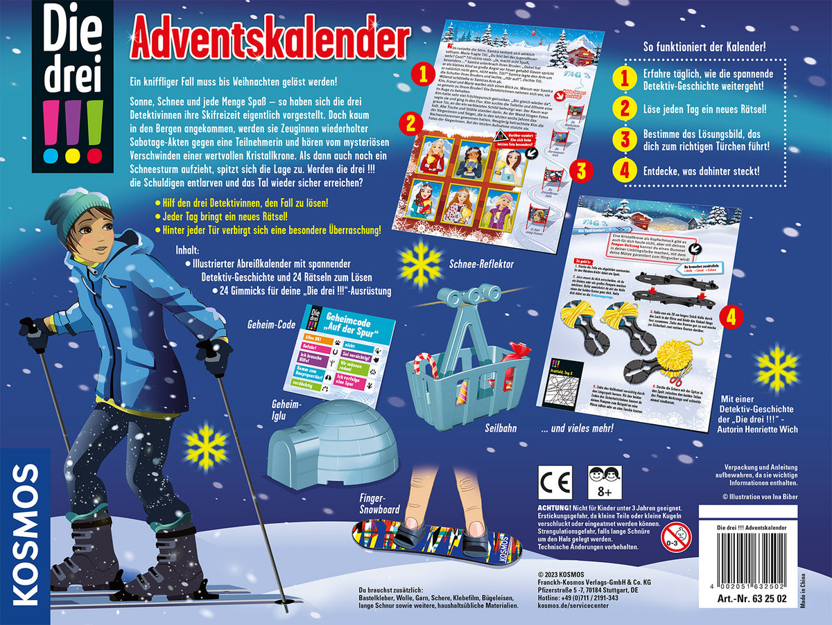 Die drei !!!- Adventskalender 2023