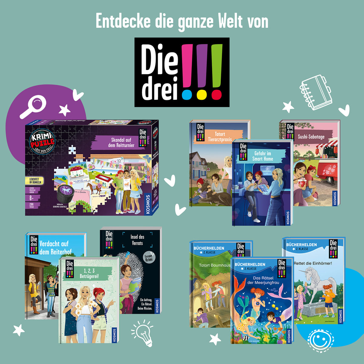 Die drei !!!- Adventskalender 2023