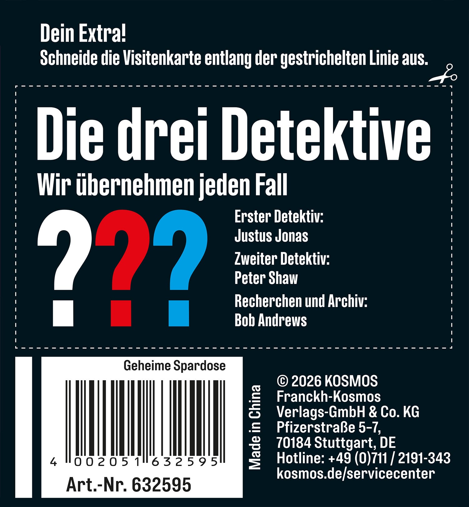 Die drei ??? - Geheime Spardose