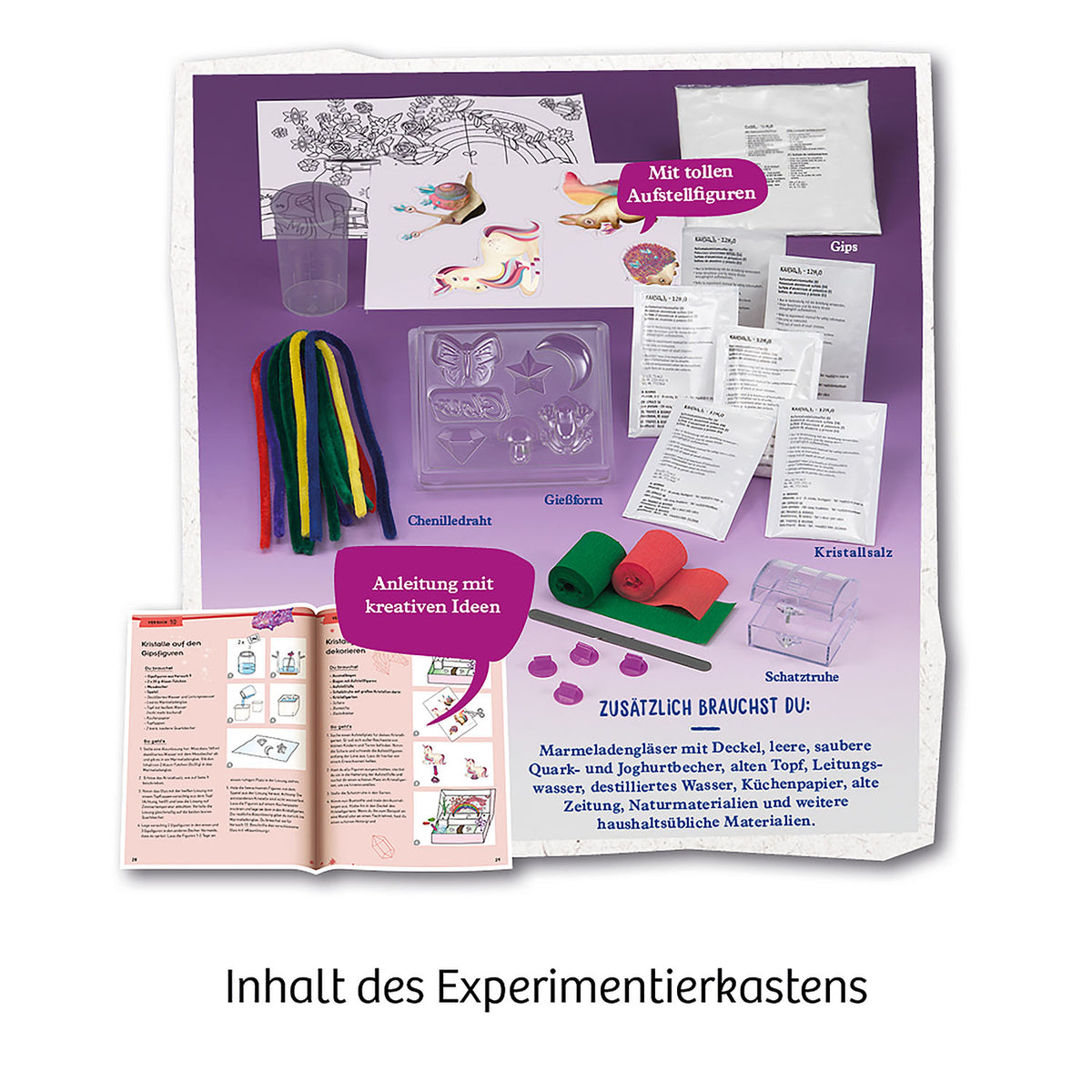 Einhorn-Kristall-Garten