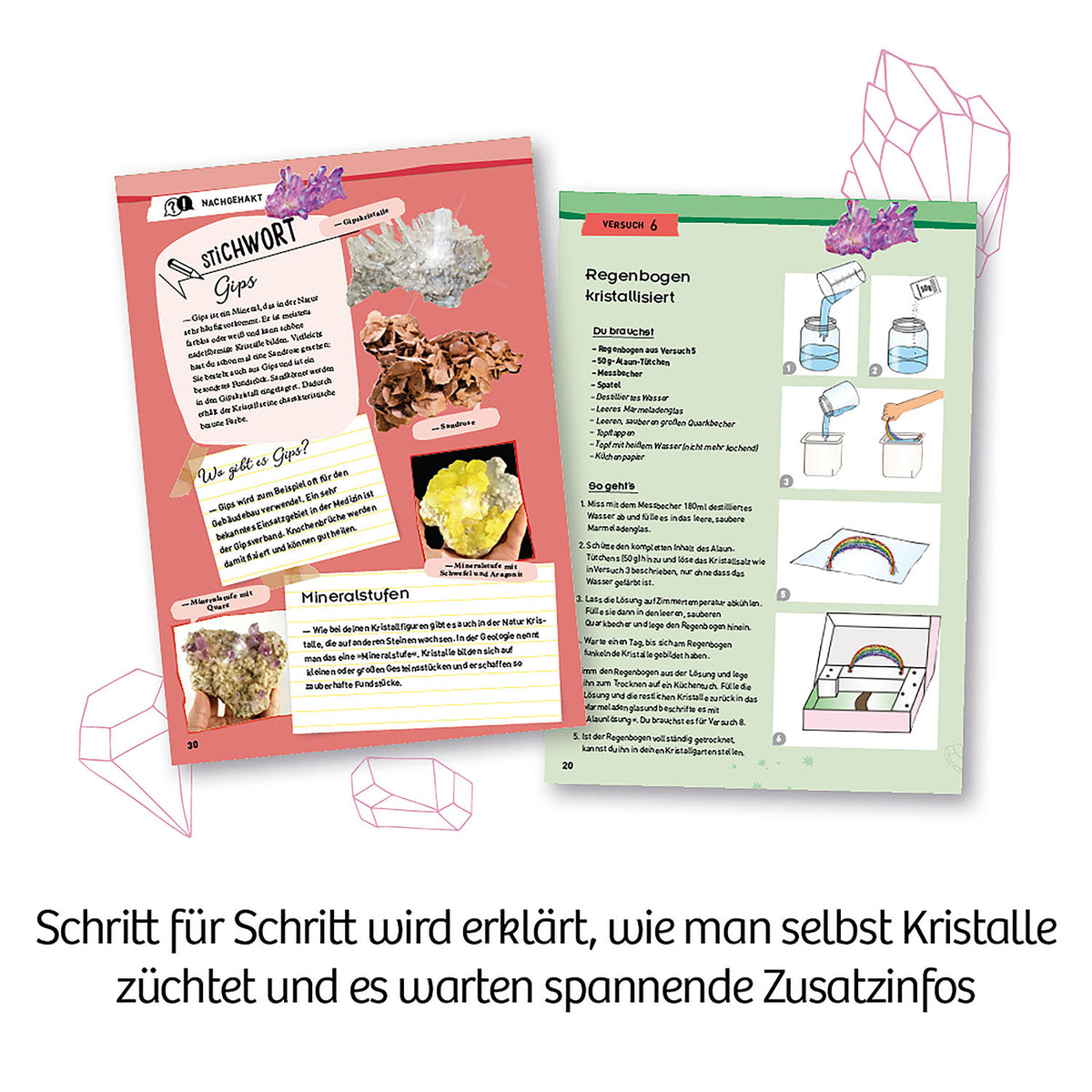 Einhorn-Kristall-Garten