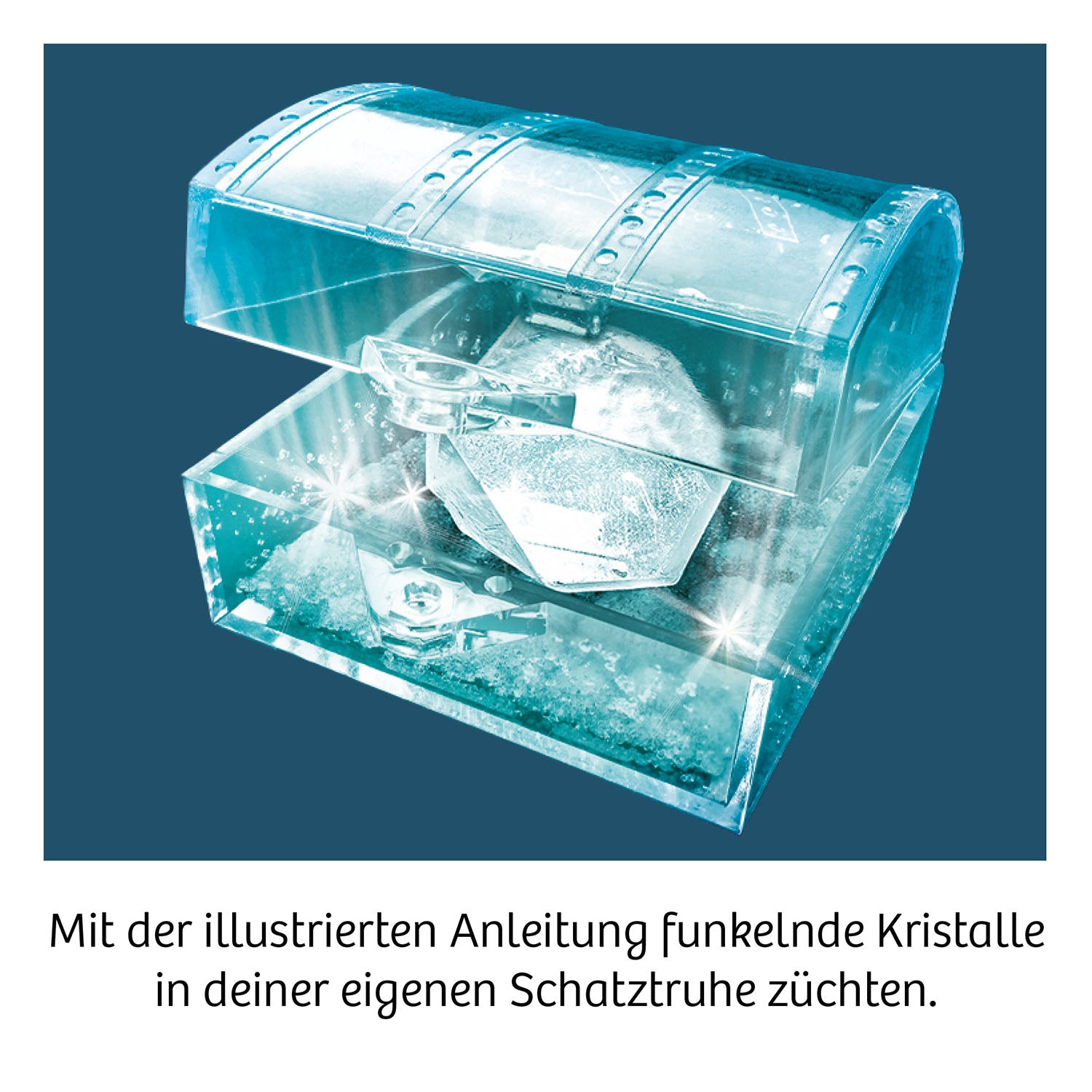 Nachtleuchtender Kristall-Schatz
