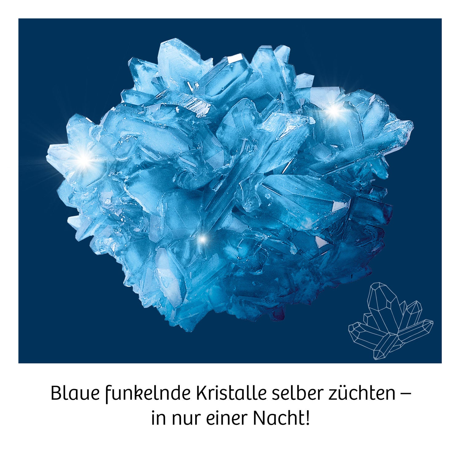Blaue Kristalle