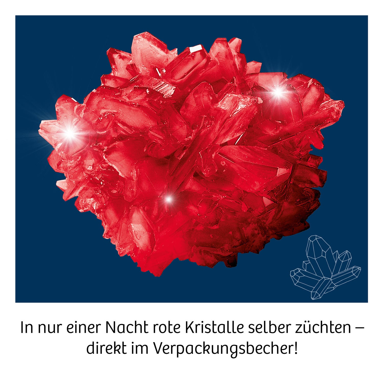 Rote Kristalle