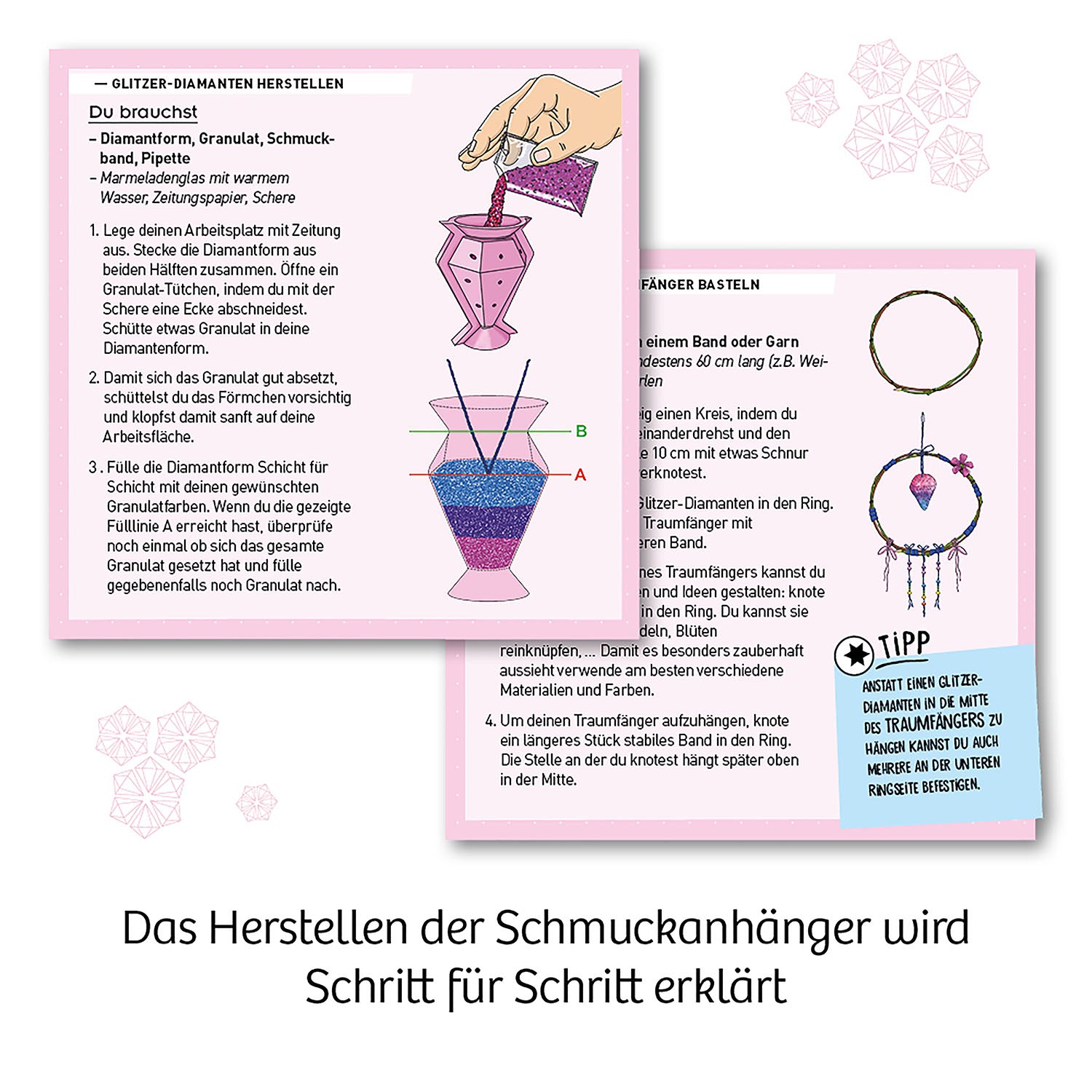 Glitzer-Diamanten