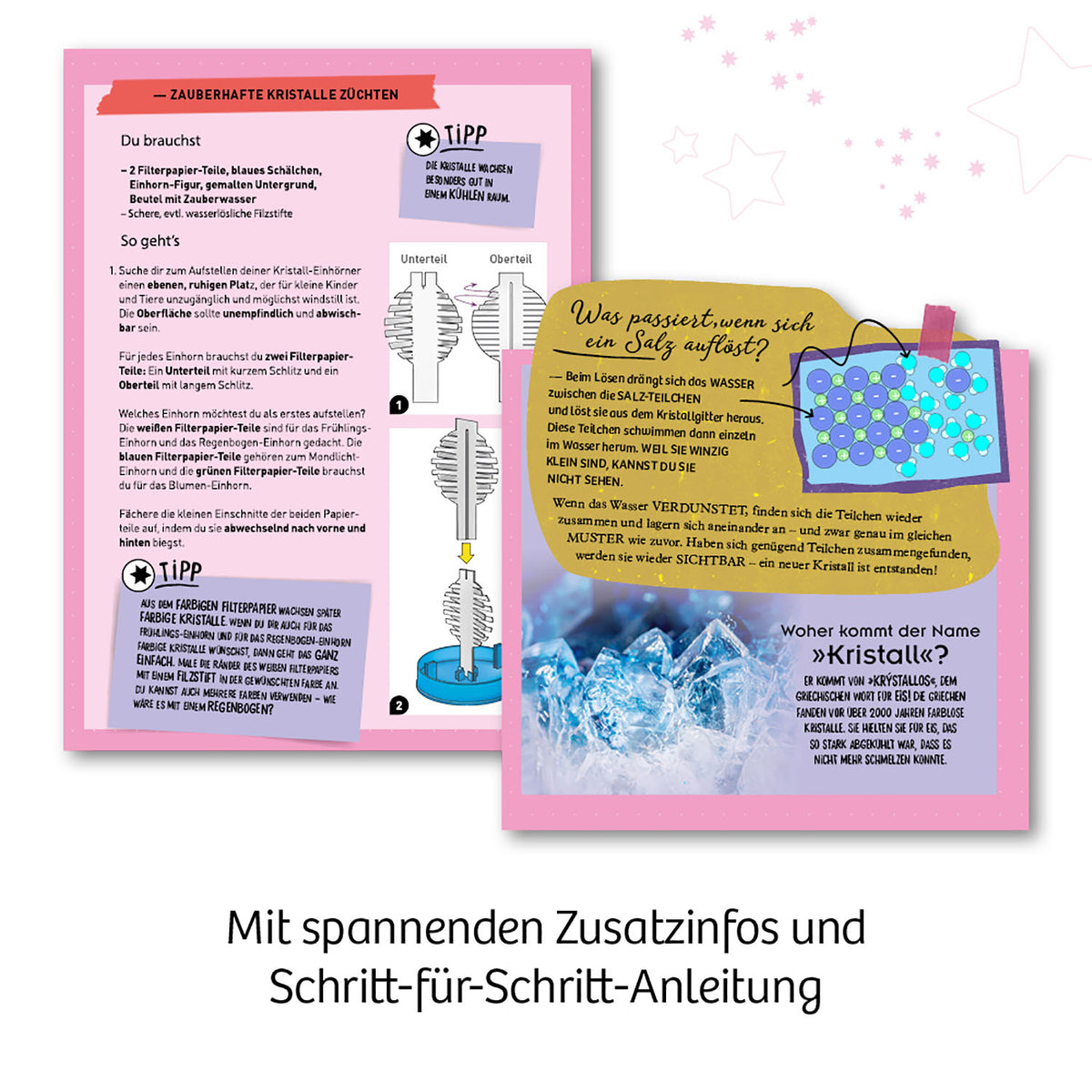 Kristall-Einhörner