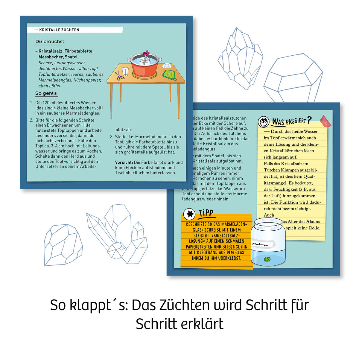 Kristalle Überraschungsfarbe