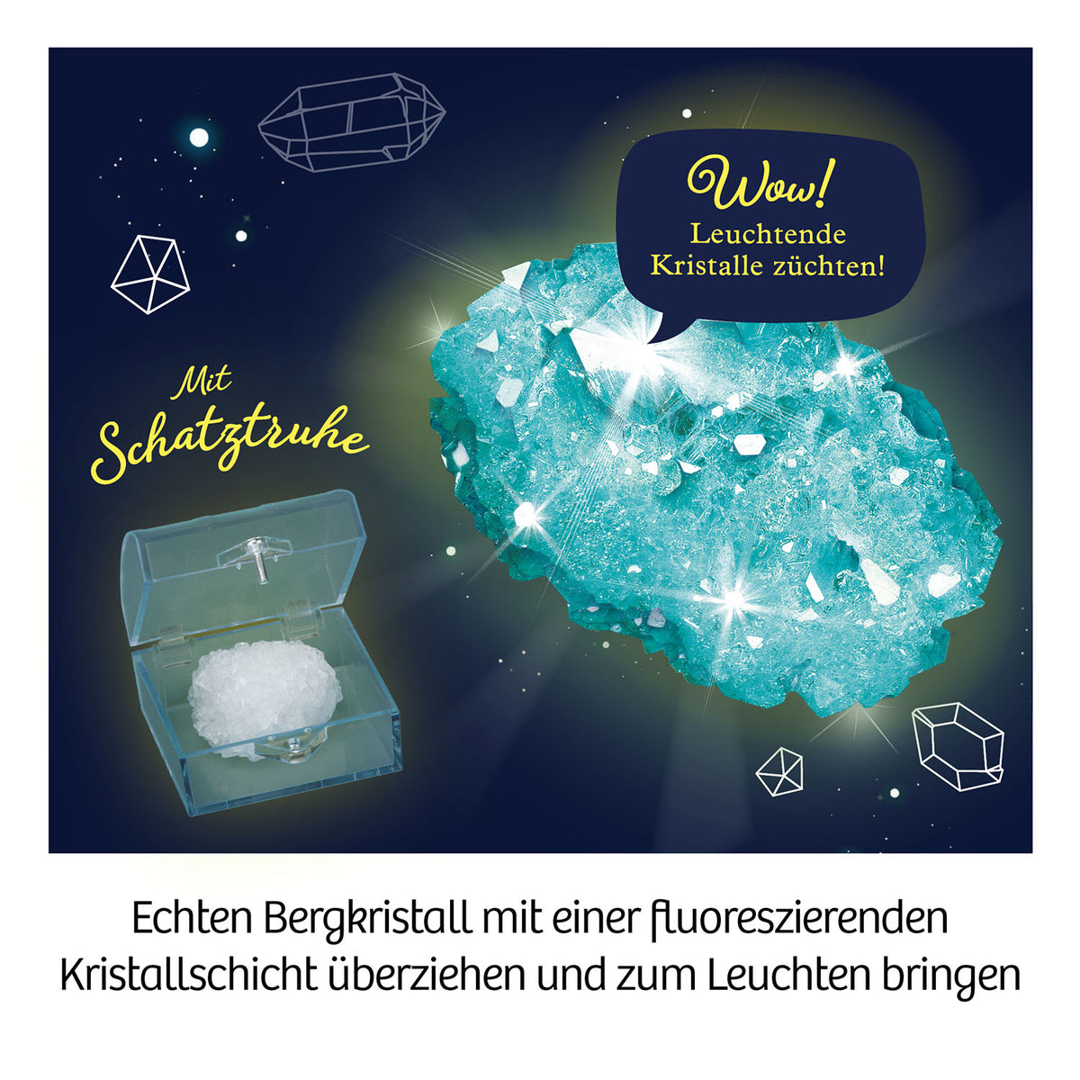 Nachtleuchtender Kristall