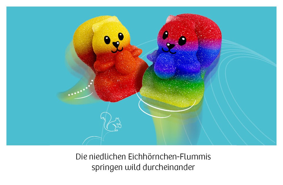 Hüpf Eichhörnchen, hüpf!
