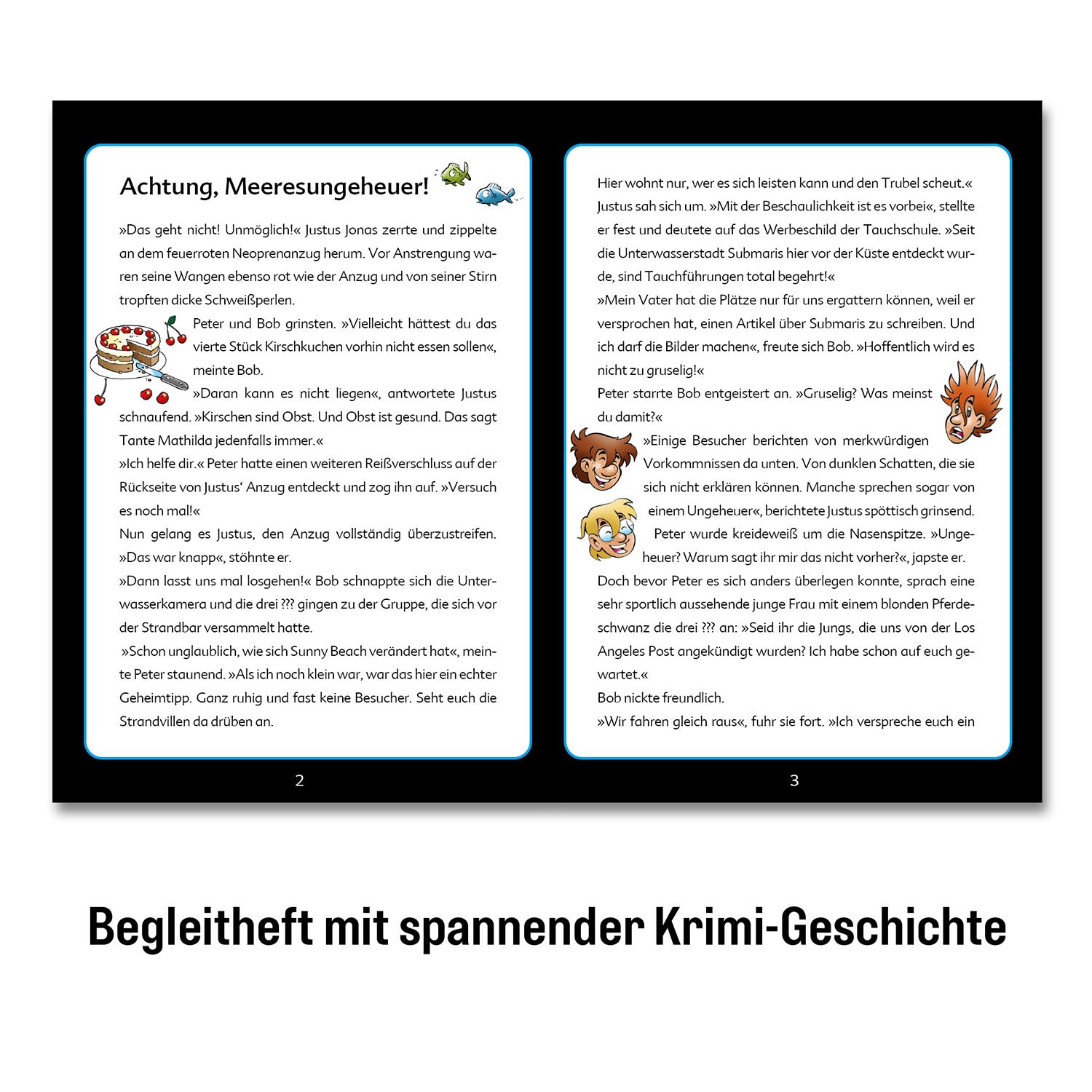 Krimi-Puzzle: Die drei ??? Kids - Achtung, Meeresungeheuer!