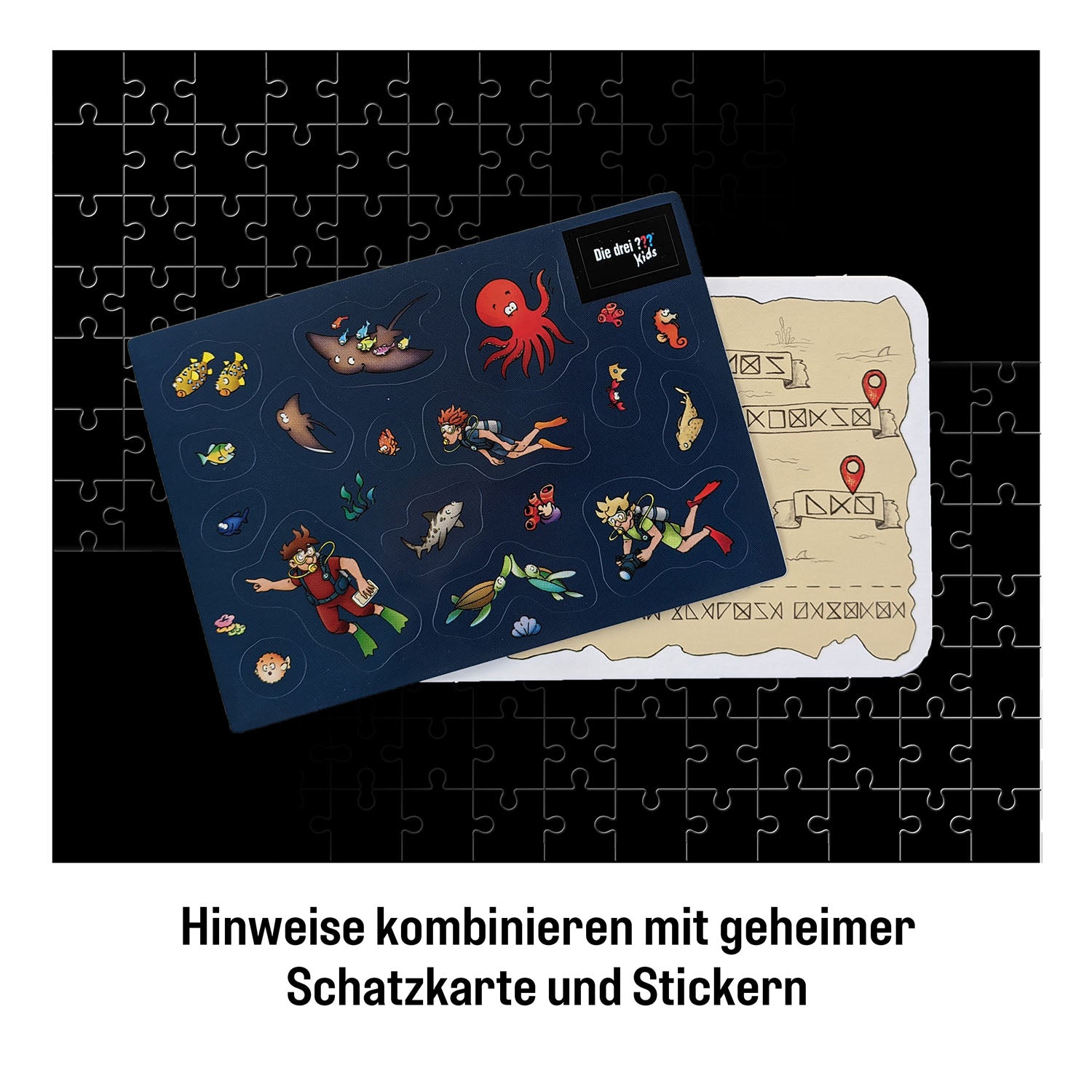 Krimi-Puzzle: Die drei ??? Kids - Achtung, Meeresungeheuer!